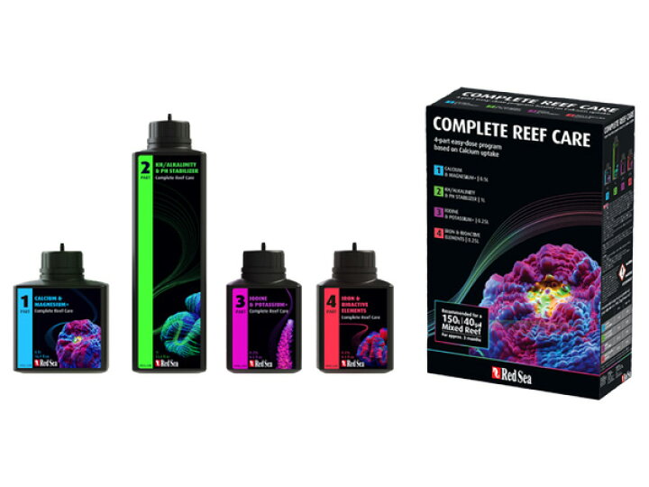 楽天市場】Red Sea COMPLETE REEF CARE コンプリートリーフケア4本 