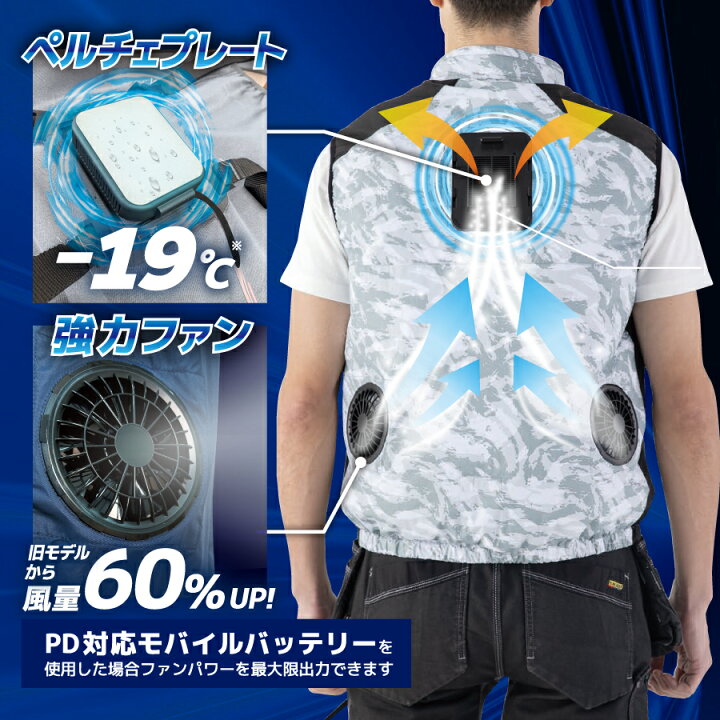 楽天市場】【即日出荷】 冷蔵服4 ペルチェ ベスト ペルチェプレート  