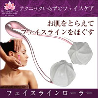 美顔ローラー小顔ローラー【セルフアーユルヴェーダシャリラアビヤンガフェイスラインローラーAYU-1400】小顔二重あご顔痩せ顔たるみ解消リフトアップグッズ