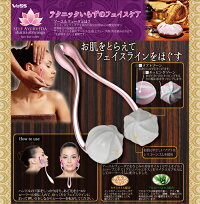 美顔ローラー小顔ローラー【セルフアーユルヴェーダシャリラアビヤンガフェイスラインローラーAYU-1400】小顔二重あご顔痩せ顔たるみ解消リフトアップグッズ