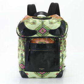美品 ジバンシー レザー キャンバス リュックサック リュック バックパック ショルダー バッグ ビジネス 書類鞄 A4 メンズ EEM J18-8