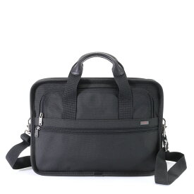 極美品 TUMI トゥミ レザー ナイロン 2WAY ビジネス バッグ 斜め掛け 書類鞄 通勤 ショルダー PC ブラック A4 メンズ EEM S1-6