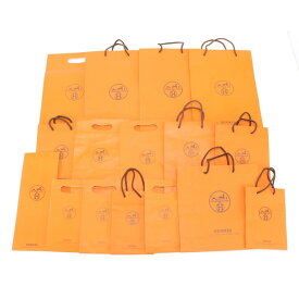 エルメス まとめ 16枚 セット 紙袋 ショッパー ショップバッグ オレンジ 保存袋 手提げ 袋 バッグ メンズ レディース EFM 0320-F12