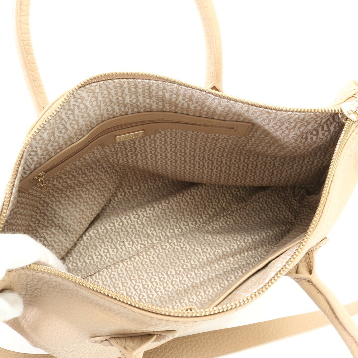 楽天市場】極美品 AIGNER アイグナー ベージュ レザー 2WAY ショルダー  