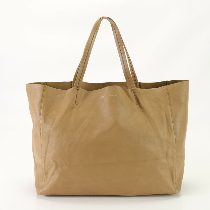 楽天市場】美品 セリーヌ ホリゾンタルカバ レザー トート バッグ 