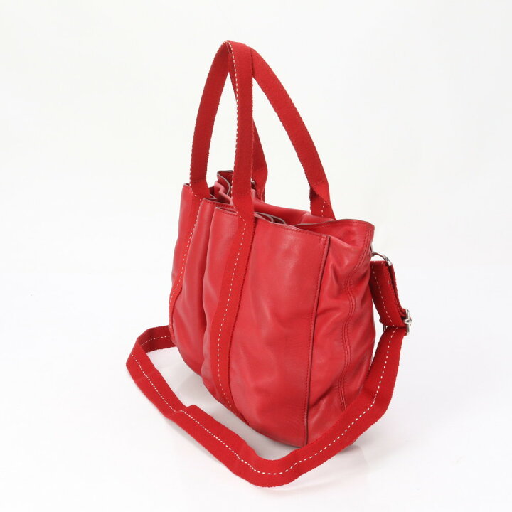 楽天市場】美品 エルメス キャラバン ホリゾンタル MM レザー 2WAY  