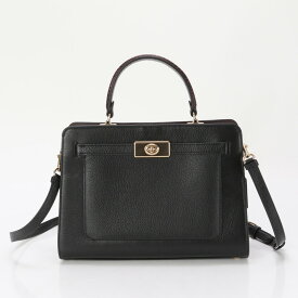 新品同様 コーチ レーン キャリーオール ターンロック C8211 レザー 2WAY ハンドバッグ 斜め掛け ハンド トート EEY AX19-