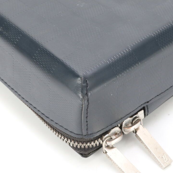楽天市場】美品 ルイヴィトン ダミエ グラセ ブルース CDケース M92157 