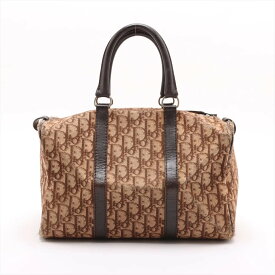 クリスチャン ディオール トロッター ミニ ボストン レザー ハンドバッグ トート レディース MMM DD53-5