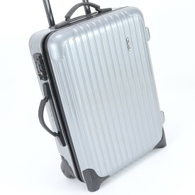 美品 リモワ サルサ スーツケース キャリーケース バッグ 出張 旅行 トランク 本革 グレー メンズ レディース RWM DV22-2