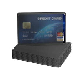 kwmobile 10x クレジット カードケース 保護カバー - カード入れ クレカ 銀行カード 交通系ICカード 保険証 - TPU シリコン製 プロテクター セット