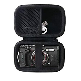 OLYMPUS(オリンパス) Tough TG-6/TG-5/TG-4 デジタルカメラ専用収納ケース-WERJIA (storage case-Black)