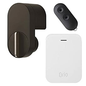Qrio Lock(Brown)・Qrio Hub・Key Sセット スマホでカギを開閉 外出先からカギを操作できる スマートロック スマートフォン 電子キー 対応 キュリオロック キュリオハブ キュリオキーエス