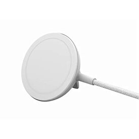 Belkin MagSafe認証 ワイヤレス充電パッド iPhone 14/13/12 最大15W急速充電 キックスタンド付き ホワイト WIA004btWH