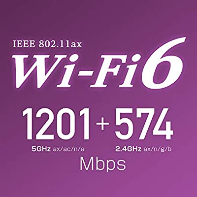 アイ・オー・データ WiFi 無線LAN ルーター 11ax 最新規格 Wi-Fi6 AX1800 1201 574Mbps 可動式アンテナ IPv6 3階建 4LDK 20台 PS5 日本メーカー WN-DEAX1800GR E