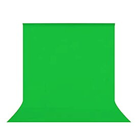 UTEBIT 背景布 緑 撮影用 バックペーパー 布バック 150 x 200 cm グリーン バック クロマキー グリーン 写真スタジオ 全身撮影 無地 写真/ビデオ/テレビに対応 ポリエステル 撮影用グリーン サイズ1.5m x 2m