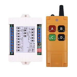 �y���������zDC 12V 24V 30V ���C�����X�����[�g�R���g���[���X�C�b�`10A 4CH 315mhz ���d�� 500���[�g���̒����������[�g�R���g���[��