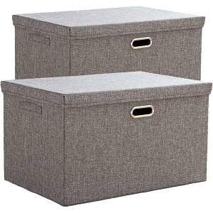 [P[X ܂肽ݎ [ {bNX (L-2Zbg) t@ubN [ {bNX ӂt ߗ [ {bNX  I[KiCU[ {bNX 37x27x26cm O[