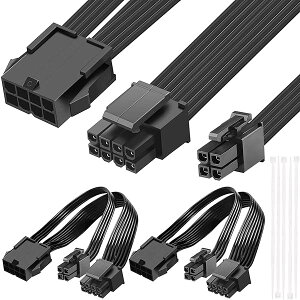 �y���������zEPS12V CPU 8�s���� - 4�s���I�XATX��CPU 8�s���I�X�d�������P�[�u���}�U�[�{�[�h�p�APC�d���ϊ��A�_�v�^�[�A20cm�A2�{�Z�b�g