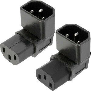 �y���������z3�s���ϊ��R�l�N�^ L�� ����/����� 3�s�����X (IEC C13) - 3�s���I�X (IEC C14)�d���P�[�u���APDU PSU UPS�d���P�[�u���d���g���A�_�v�^ PC LCD LED�E�H�[���}�E���g�p�A2�{�Z�b�g