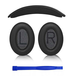 �y���������z�����pBose QC45�ɑΉ�����C���[�p�b�h+��Bose QuietComfort 45�ɑΉ������p �C�� �w�b�h�X�g���b�v�p�b�h �ւ��o���h(�u���b�N)