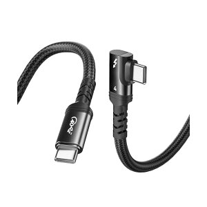 �y���������zThunderbolt 4 �P�[�u�� L���^ 0.5m 240W�}���[�d 8K�Ή� 40 Gbps �f�[�^�]�� Type-C&Type-C �P�[�u�� USB-C & USB-C MacBook/iPad/Air/iphone15/ipho