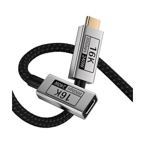 �y���������zUSB-C �����P�[�u�� �I�X - ���X Thunderbolt5/4/3 �Ή��AUSB5 �Ή� 80Gbps �����f�[�^�]���A1M Type-C �����R�[�h 240W PD3.1 �}���[�d�A16K@60Hz/8K@120Hz �r�f�I�o��