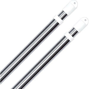 物干し竿 洗濯物干し ステンレス 伸縮物干し竿 継ぎ 2.1~3m 2本セット 洗濯竿 屋外 室内 物干しざお ものほし竿 耐荷重10kg