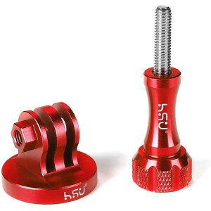 �y���������z�A���~�O�r�}�E���g�A�_�v�^�Z�b�g �܂݃l�W�t�� GoPro Hero12/11/10/9/8/7/6/5�Ή� �y�ё��̃A�N�V�����J���� 1/4�l�W�̌��t���̃J�����ɑΉ��i���b�h�j