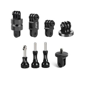 �y���������z�����A�[�� �A�N�V�����J���� �A�N�Z�T���[ �Z�b�g 360�x �ϊ��A�_�v�^�[ �O�r�}�E���g ���܂� �S�� �A���~�� �l�W GoPro Hero 13/12/11/10/9/8/7 DJI SJCAM YICAM �S�ʑΉ� insta360