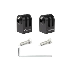 �y���������z�A���~�� gopro �O�r �A�_�v�^�[ 1/4�l�W ���t�� �O�r �l�W �A�_�v�^�[ ��r�}�E���g GoPro Hero 13/12/11/10/9/8/7/6 AKASO Campark�Ȃǂ̃A�N�V�����J���� �A�N�Z�T���[(2����)