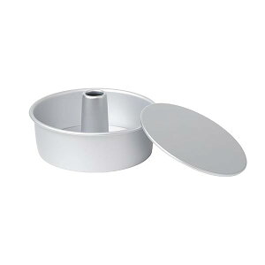 シフォンケーキ 型 17cm アルミ シフォンとホールケーキ用の2通り底板 つなぎ目のない 底取 シフォン型 しふぉんけーき 型 ケーキ型 デコ型 シフォンケーキ型