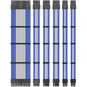 �y���������zupHere �d�������X���[�u�P�[�u�� 300mm PSU �����P�[�u��16AWG�����x�� ATX/EPS/PCI-E��
