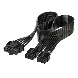 �y���������zCY ATX3.0 PCIe 5.0 12VHPWR �d�����W�����[�P�[�u�� �f���A��ATX 8�s�� 3080 3090TI PSU 16�s