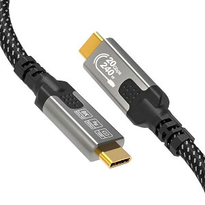 �y���������zusbc usbc �P�[�u�� 1m 4K@144Hz/60Hz�A8K@30Hz USB C 3.2 Gen 2x2 �r�f�I�P�[�u���A20Gbps �f�[