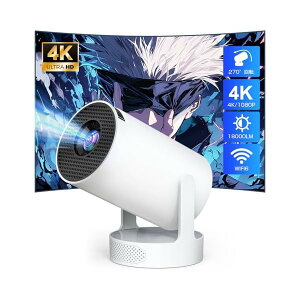 yzvWFN^[ ƒp y2025ŐVAndroid TVځ270°]zBluetooth5.4 HiFiXs[J[ 18000LM vWFN^[ ^ V 1080P Wi-Fi6 4KΉ `␳ ȒP pro