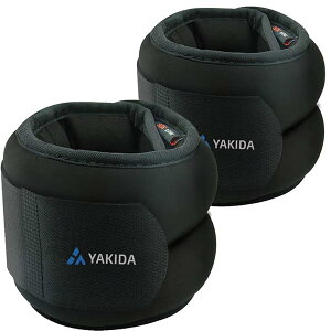 【送料無料】アンクルウェイト リストウエイト 足首 重り 在宅筋トレ ウオーキング ダイエット ウェイト 体幹トレーニング パワーアンクル リストバンド 男女兼用 ブラック 0.5kg×2個セット