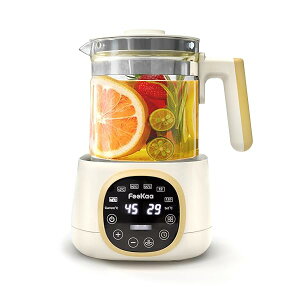 【送料無料】電気ケトル ガラス ケトル温度調節(±1℃) 保温機能付き 予約 1.3L 湯沸かしケトル お茶/コーヒー/粉ミルク/お湯/インスタントラーメン 電子ケトル 調乳ポット 耐熱ガラス 茶漉