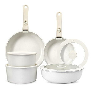 【送料無料】フライパン セット IH・ガス火対応 11点 焦げ付かない鍋セット 取っ手が取れる セラミックコーティング フライパン 炒め鍋 片手鍋 体に害のない お手入れ簡単 オーブン対応 PFOA