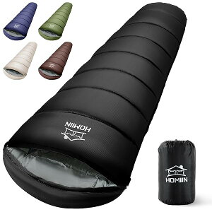 【送料無料】寝袋 シュラフ マミー型 軽量 キャンプ オールシーズン 枕付き アウトドア コンパクト -15度耐寒 登山 車中泊 防災用 丸洗い可能 収納袋付き