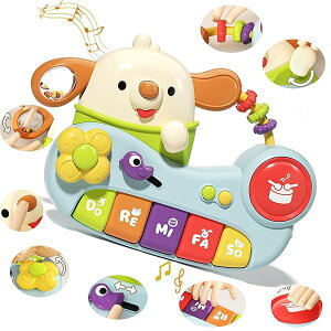 【送料無料】9in1多機能ピアノおもちゃ 赤ちゃん おもちゃ 知育玩具 1歳 2歳 ベビーおもちゃ 早期開発 指先訓練 聴覚発達 男の子女の子 誕生日 出産祝い クリスマス プレゼント 日本語説明書