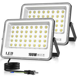 yzy2024Vo/ٓIȔʁz led O Ɠ 100W 13000LM 1300W Px 6500K F  led 100v M y ^ledCg 360°㉺߉\̃v{fB120