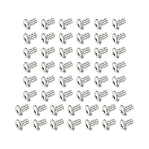 �y���������z�{�^���w�b�h�\�P�b�g�L���b�v�X�N�����[ 50����4-40 UNF x 3/16�C���` 304�X�e��