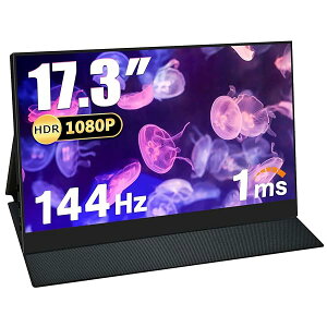 yzXC17 oCj^[ 17.3C` 144Hz 1ms ڌy/Fጸ oCfBXvC Q[~O XCb`p USB Type-C/HDMIy1920x1080//Xs[J[/X^