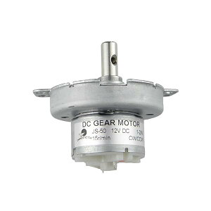 �y���������z�̋����̊O�̌����M�� �{�b�N�X DC 12V JS-50 15RPM CW/CCW ���^ DC �M�� ���[�^�[ �g���N 6Kg.cm