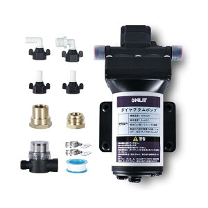 yz_Ct|v Su[X^[|v 12V 20.8L/min ̓XCb`͈́F17.5-69.5PSI ftHg~F70PSIi\j Lb` oX[ ƒp Lo RV {[