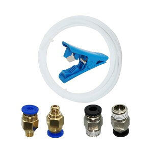 �y���������z�e�t���� �`���[�u �z���C�g�A 3 ���[�g�� PTFE �`���[�u�APC4-M6 2 ����� PC4-M10 2 �APTFE �`���[�u�p��t�� PTFE �`���[�u �v�b�V�� �t�B�b�e�B���O �R�l�N�^ 3D �v�����^ 1.75 mm �t