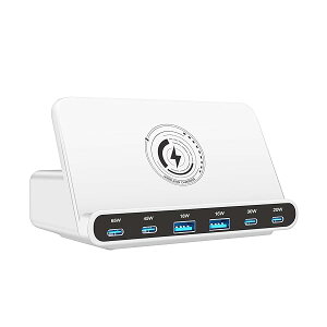 �y���������zUSB �[�d�� ���v160W PD�^�C�vc �[�d��yPD65W&QC3.0�Ή�/ 7�䓯���o��/�X�^���h�@�\�z