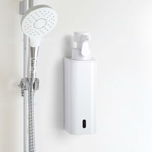 【送料無料】自動ソープディスペンサー シャンプーディスペンサー シャンプーホルダー マグネット付き タッチ式 自動 泡タイプ 500ml大容量 浮かべる収納 シャンプーボトル おしゃれ 壁掛け