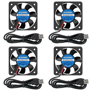 yz4 50mm USBuVXpt@ 50mm x10mm DC 5V Épt@ 5010 ^ƓdV[Yp~jRs[^t@